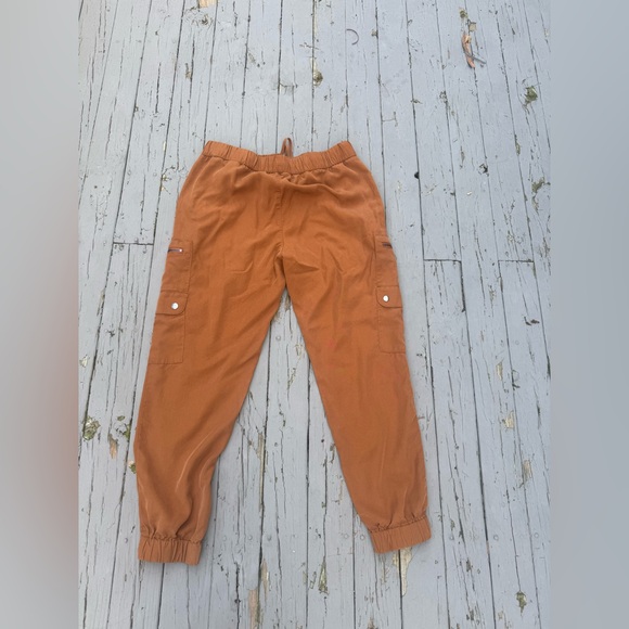 Banana Republic Rust Orange Drawstring Cargo Joggers - Picture 4 of 7